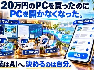 120万円のパソコンを買ったのに、むしろ…