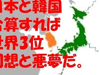 日韓合算すれば世界第3位って悪夢に騙され…