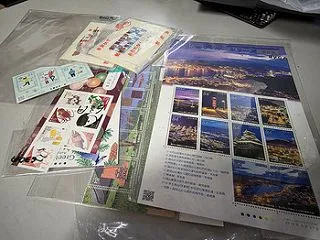 切手で支払い