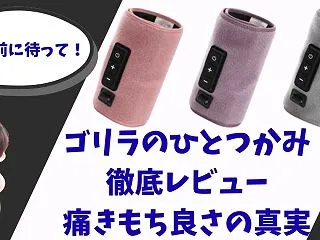 ゴリラのひとつかみ徹底レビュー｜痛きもち…