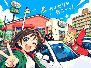 サイゼリヤのミートソースボロニア風を！！