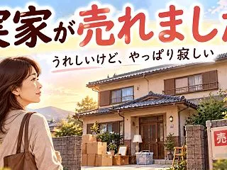 実家が売れました。でも、素直に喜べない複…