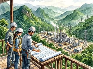 商工省、セコン石炭火力発電事業の進捗点検…