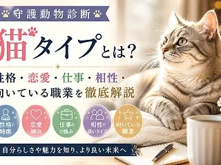 守護動物診断「猫タイプ」とは？性格・恋愛…
