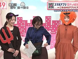 【画像】河出奈都美アナ メガネの巨乳！！