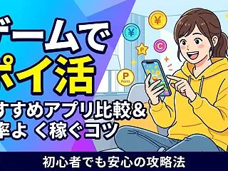 ポイ活におすすめのゲームアプリ比較！効率…