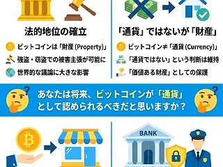 タイ最高裁「ビットコインは財産」と認定、…