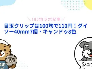 目玉クリップは100均で110円！ダイソ…