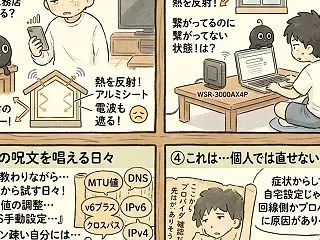 【ネットトラブル】MTU値？クロスパス？…