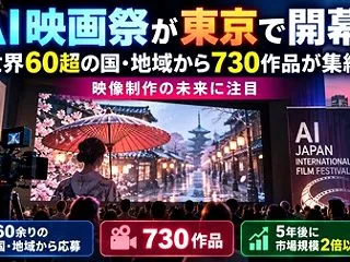AI日本国際映画祭が開幕730作品が応募…