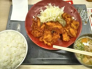 久々のかつやと敷き布団交換