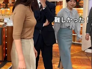 【画像】小川彩佳アナ セクシーなニットの…