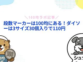 段数マーカーは100均にある！ダイソーは…