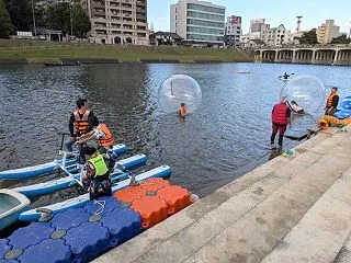 水上アクティビティー