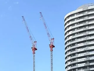 横浜みなとみらい日記 建設中のビル