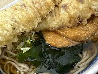 菊名「しぶそば」きつね蕎麦＋ちくわ天
