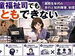 児童福祉司でも何ともできない｜高校生年代…