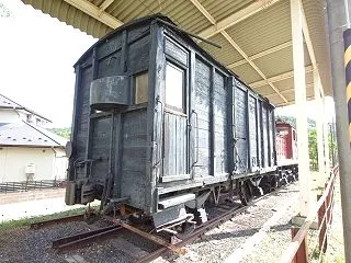 【保存車】栗原電鉄 ワフ71 宮城県栗原…
