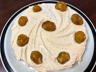 冷凍の栗で、自家製の栗の甘露煮を作り、マ…