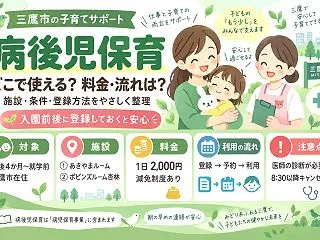 【三鷹市】病後児保育はあきやまルームとポ…