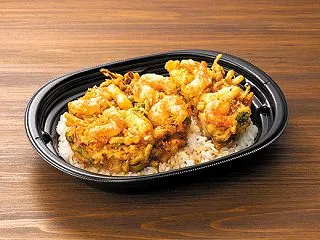 ローソンで「よくばり海鮮かき揚げ弁当」が…