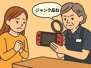Switchを売りに行ったら「ジャンク品…