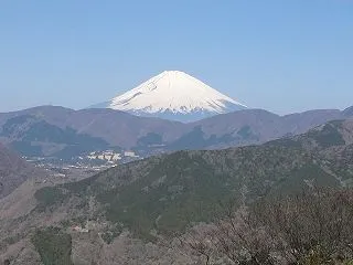 強羅・宮城野橋から明星ヶ岳へ富士山を見に…