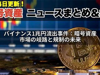 バイナンス1兆円流出事件：暗号資産市場の…