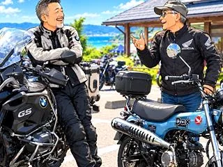 泣きながら登った先には絶景！蕎麦に125…