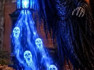 ハロウィーンの玄関装飾