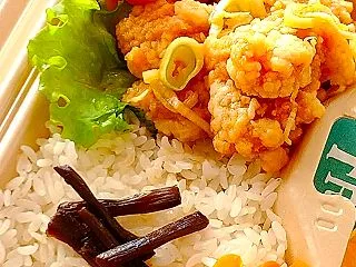 油淋鶏弁当＆ガソリン補助金 「減らせばあ…