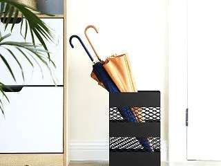 SONGMICS 傘立て スリム 水受け…
